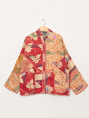 The Ladhiya Quilted Patchwork Kantha Jacket