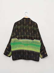 The Ladhiya Quilted Patchwork Kantha Jacket