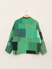 The Ladhiya Petite Quilted Patchwork Kantha Jacket