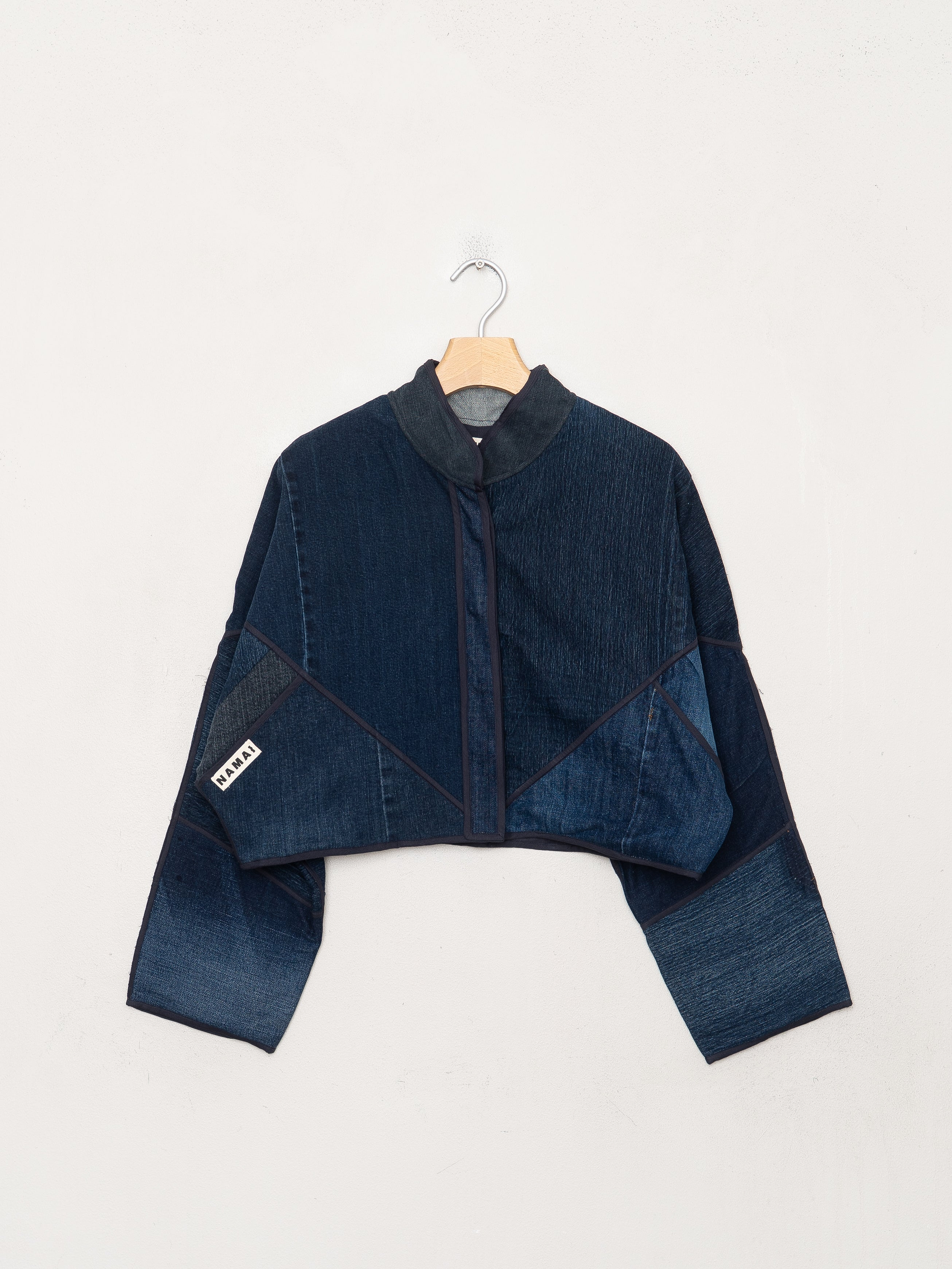 The Kaira Cropped Denim Jacket - Medium