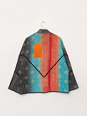 The Ladhiya Quilted Patchwork Kantha Jacket