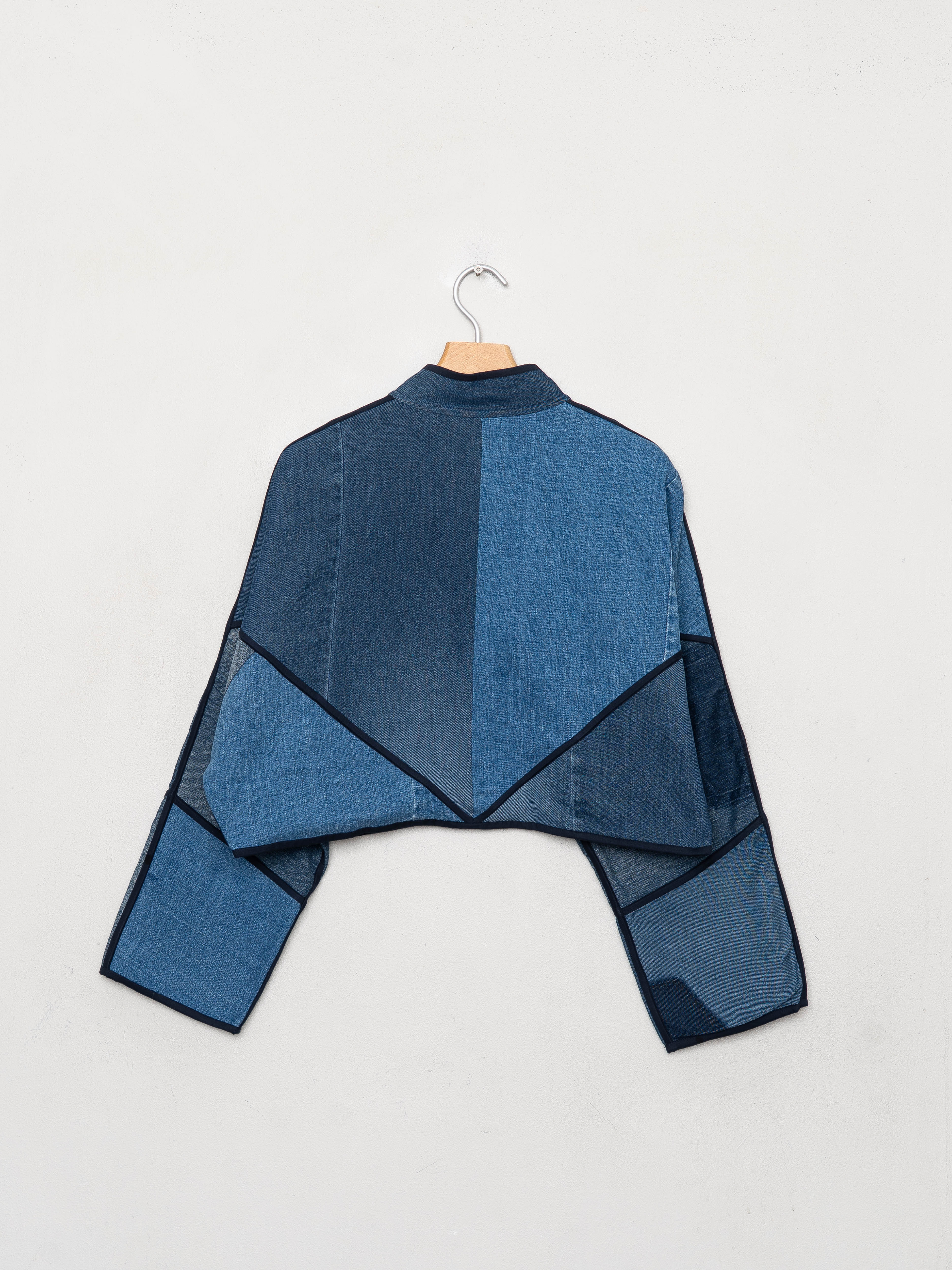 The Kaira Cropped Denim Jacket - Medium