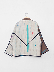 The Ladhiya Quilted Patchwork Kantha Jacket