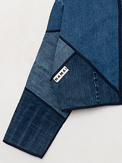 The Kaira Cropped Denim Jacket - Small