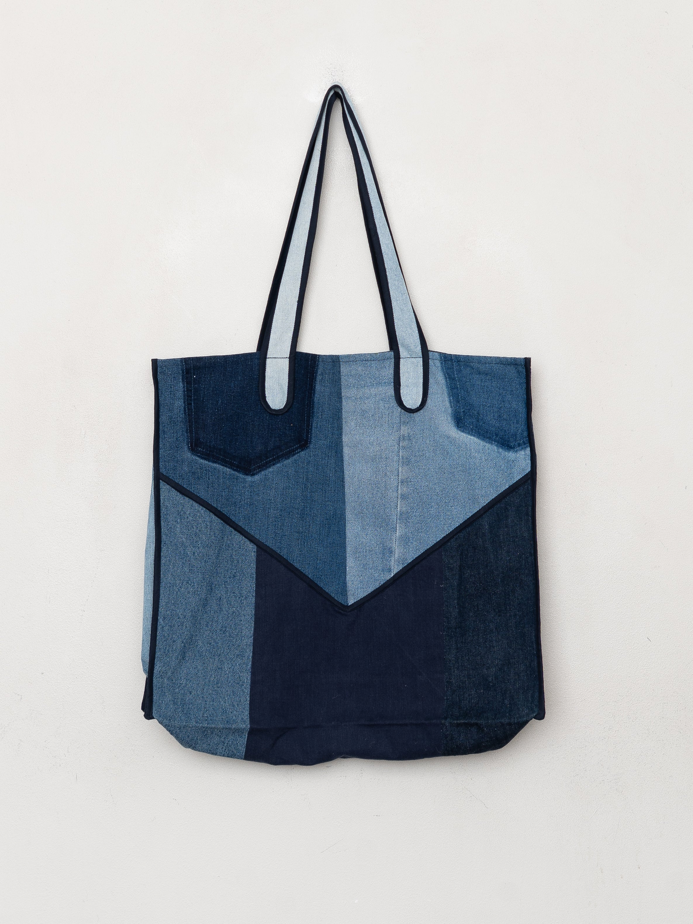 The Pasha Carryall Denim Tote Bag