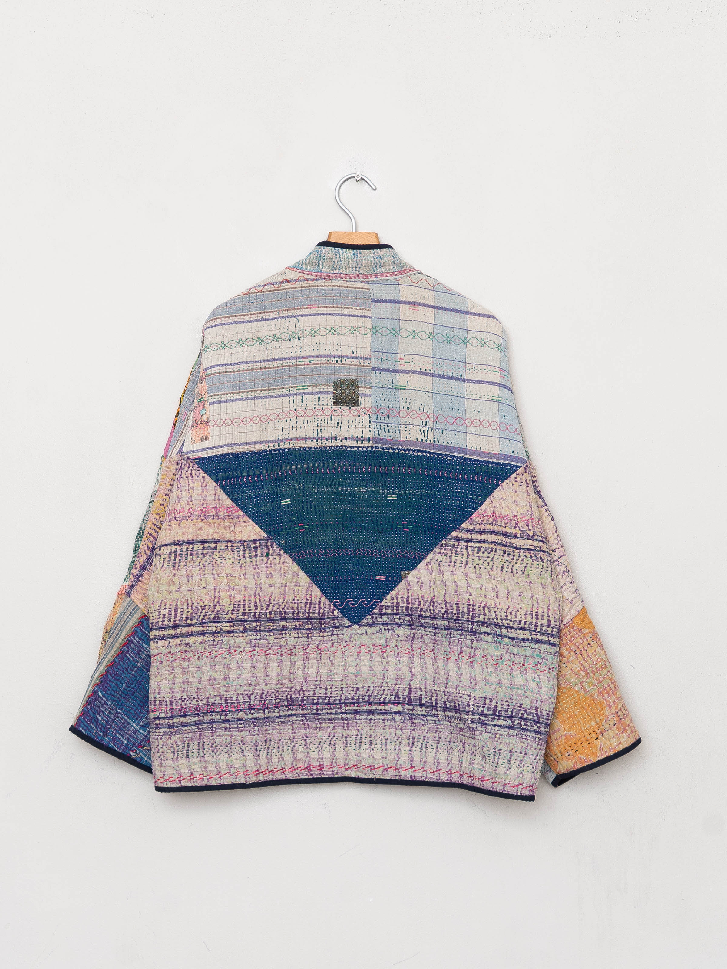 The Ladhiya Quilted Patchwork Kantha Jacket