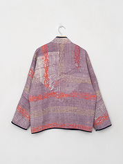 The Ladhiya Quilted Patchwork Kantha Jacket