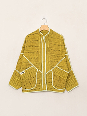 The Ladhiya Petite Quilted Patchwork Kantha Jacket