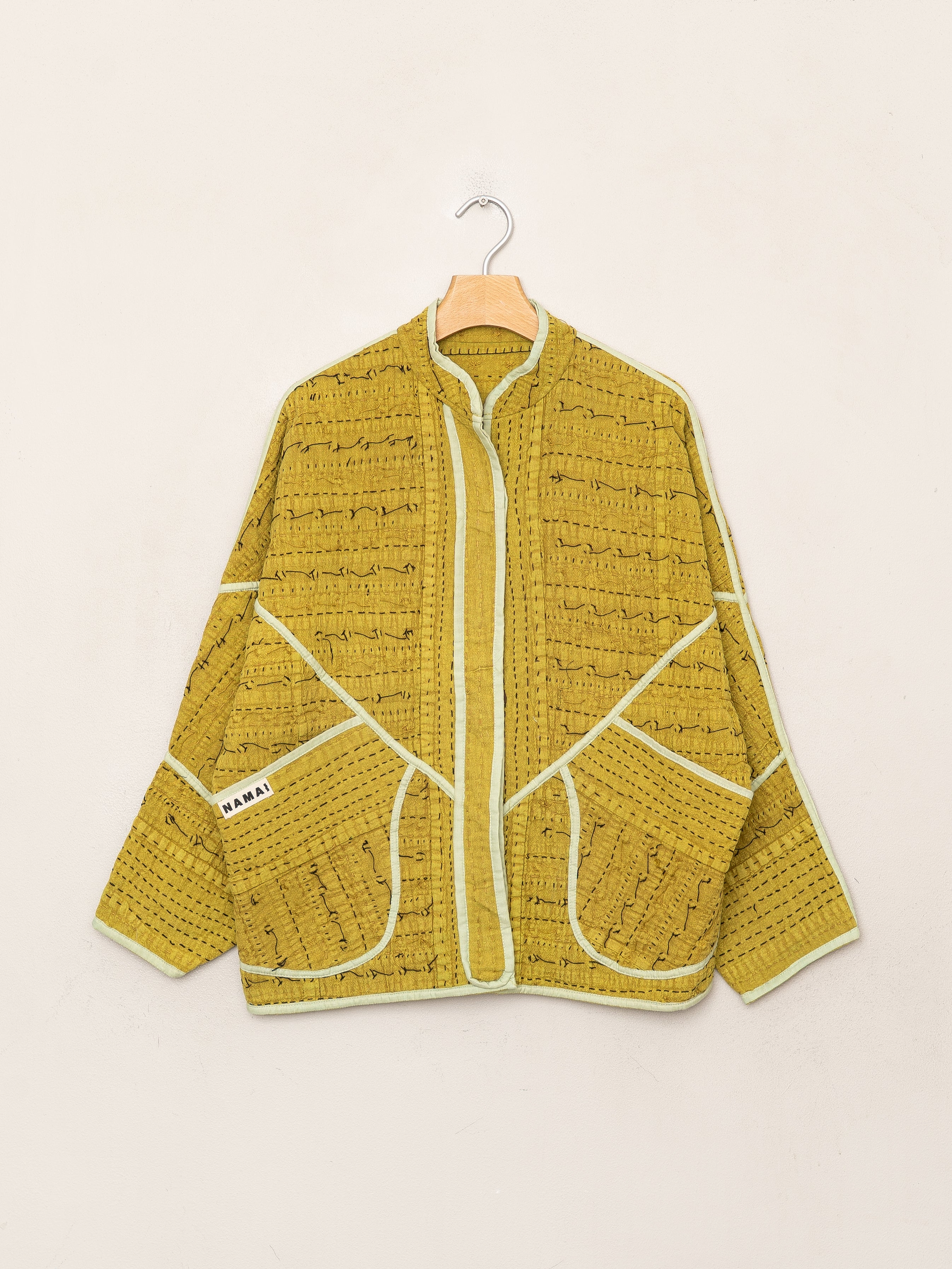The Ladhiya Petite Quilted Patchwork Kantha Jacket