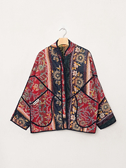 The Ladhiya Quilted Patchwork Kantha Jacket