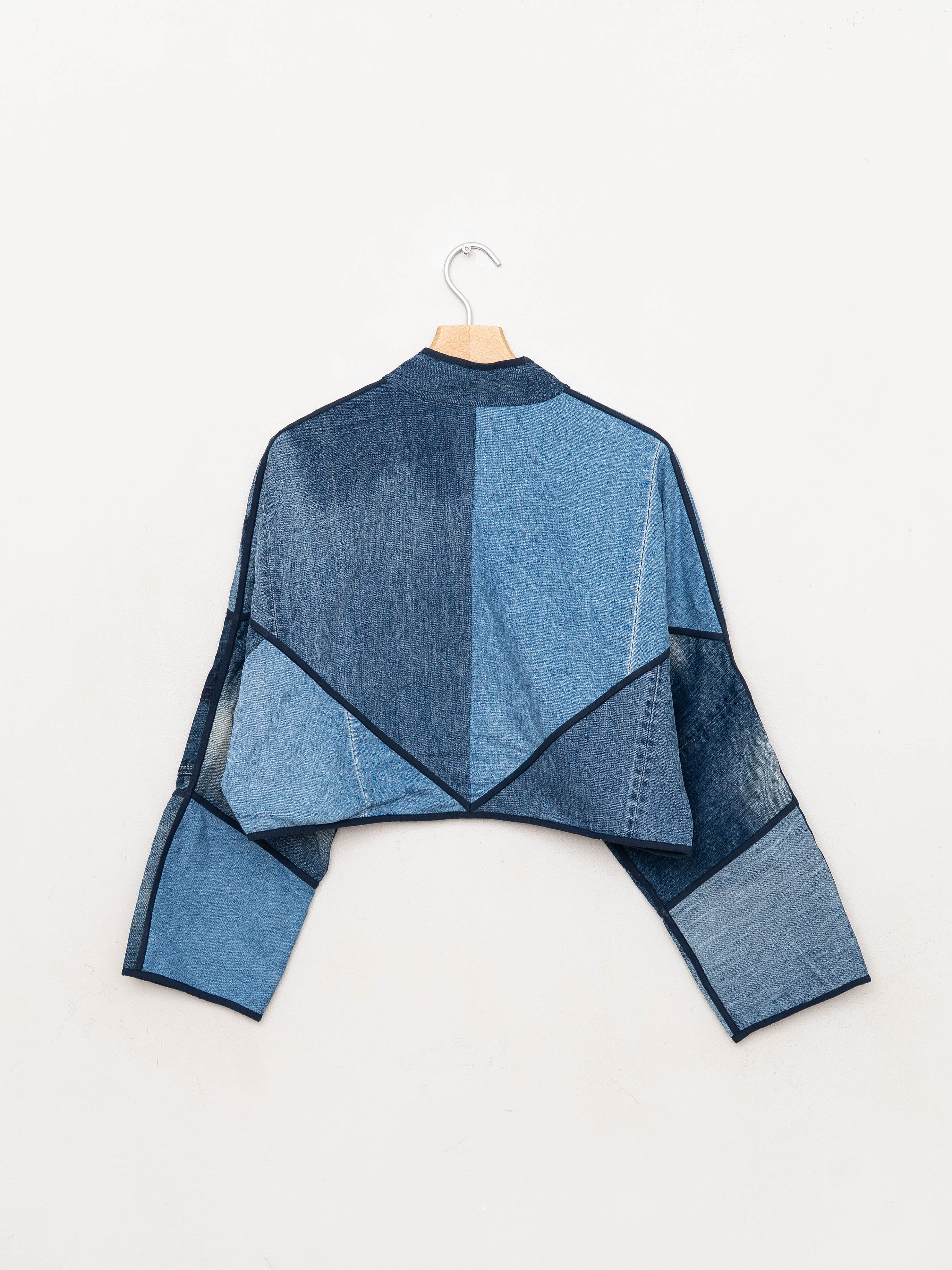 The Kaira Cropped Denim Jacket - Medium