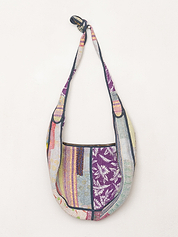 The Chandra Crescent Quilted Crossbody Bag - Sample