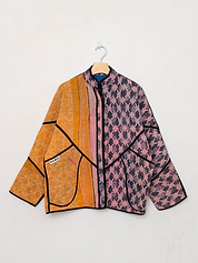 The Ladhiya Quilted Patchwork Kantha Jacket Wholesale