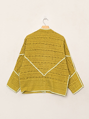 The Ladhiya Petite Quilted Patchwork Kantha Jacket