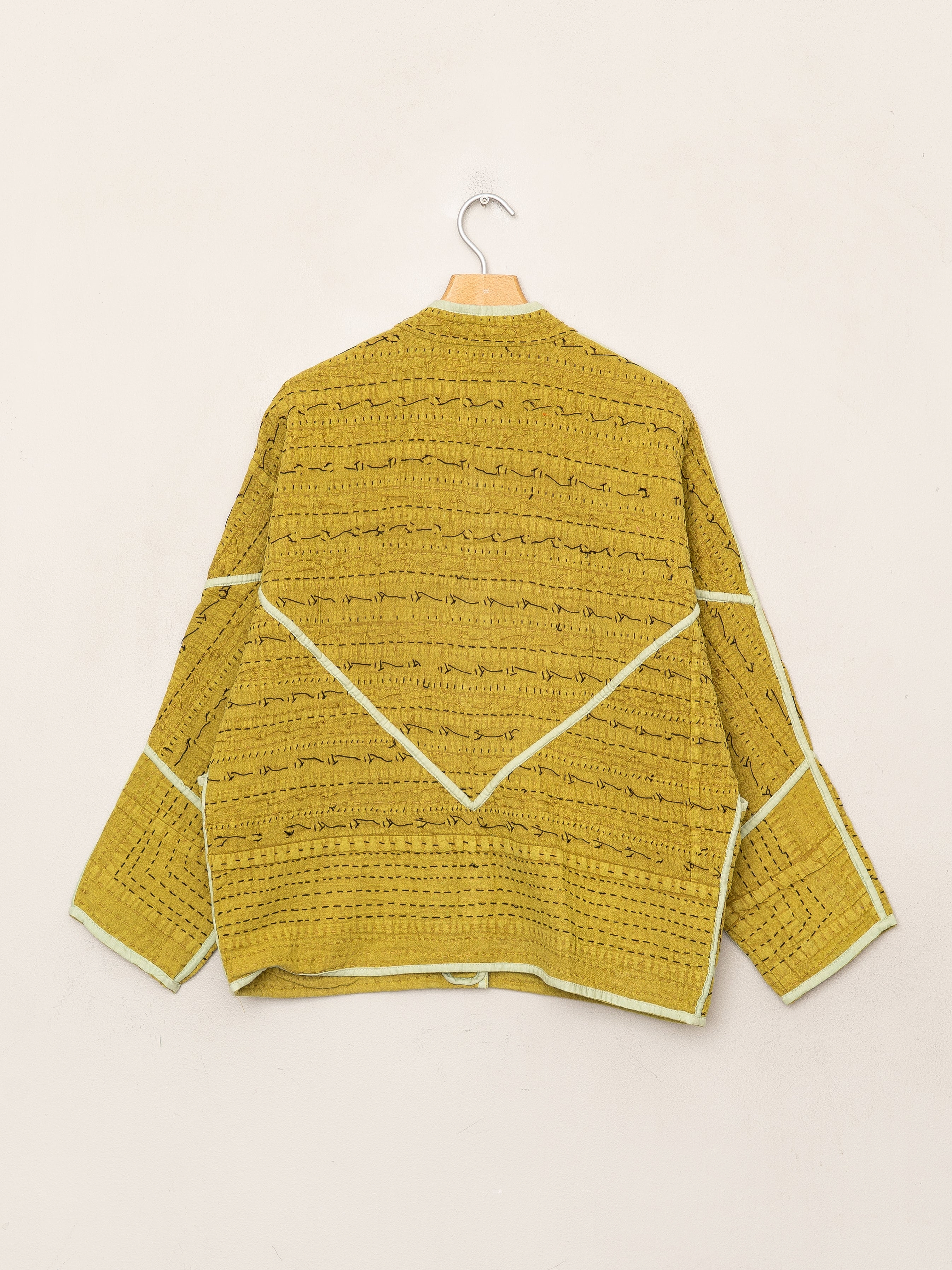 The Ladhiya Petite Quilted Patchwork Kantha Jacket