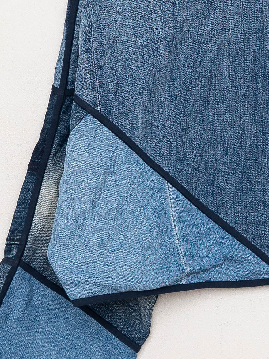 The Kaira Cropped Denim Jacket - Medium