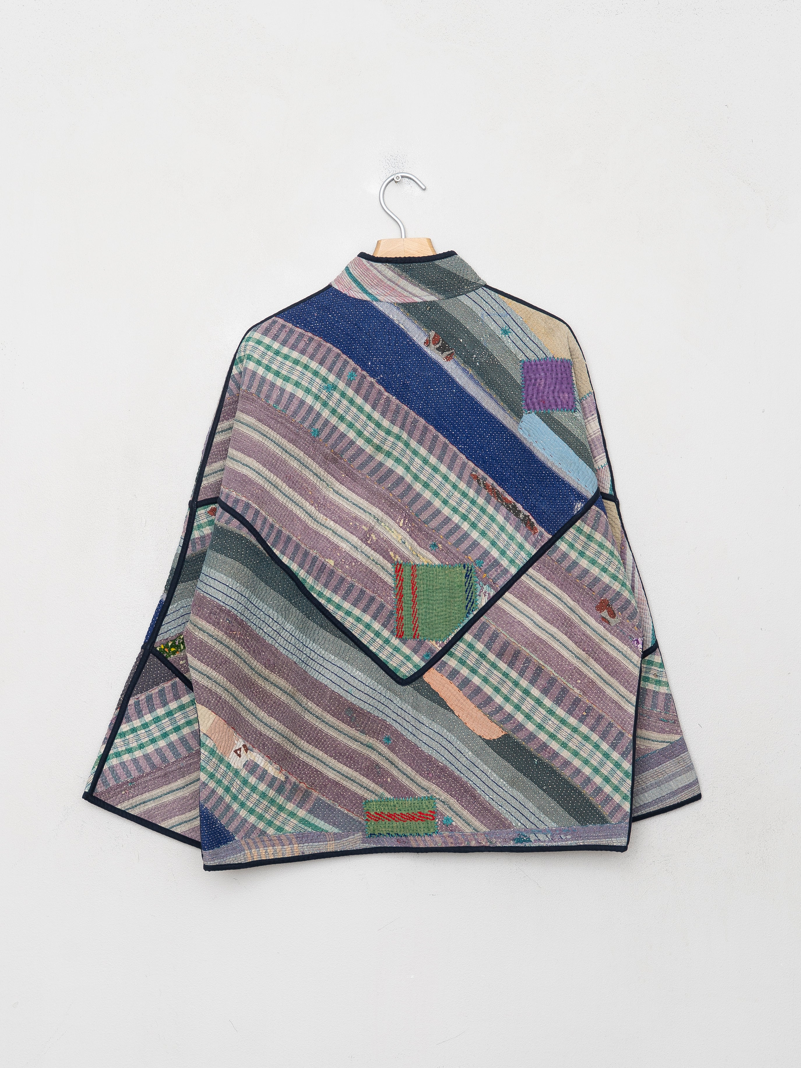 The Ladhiya Quilted Patchwork Kantha Jacket
