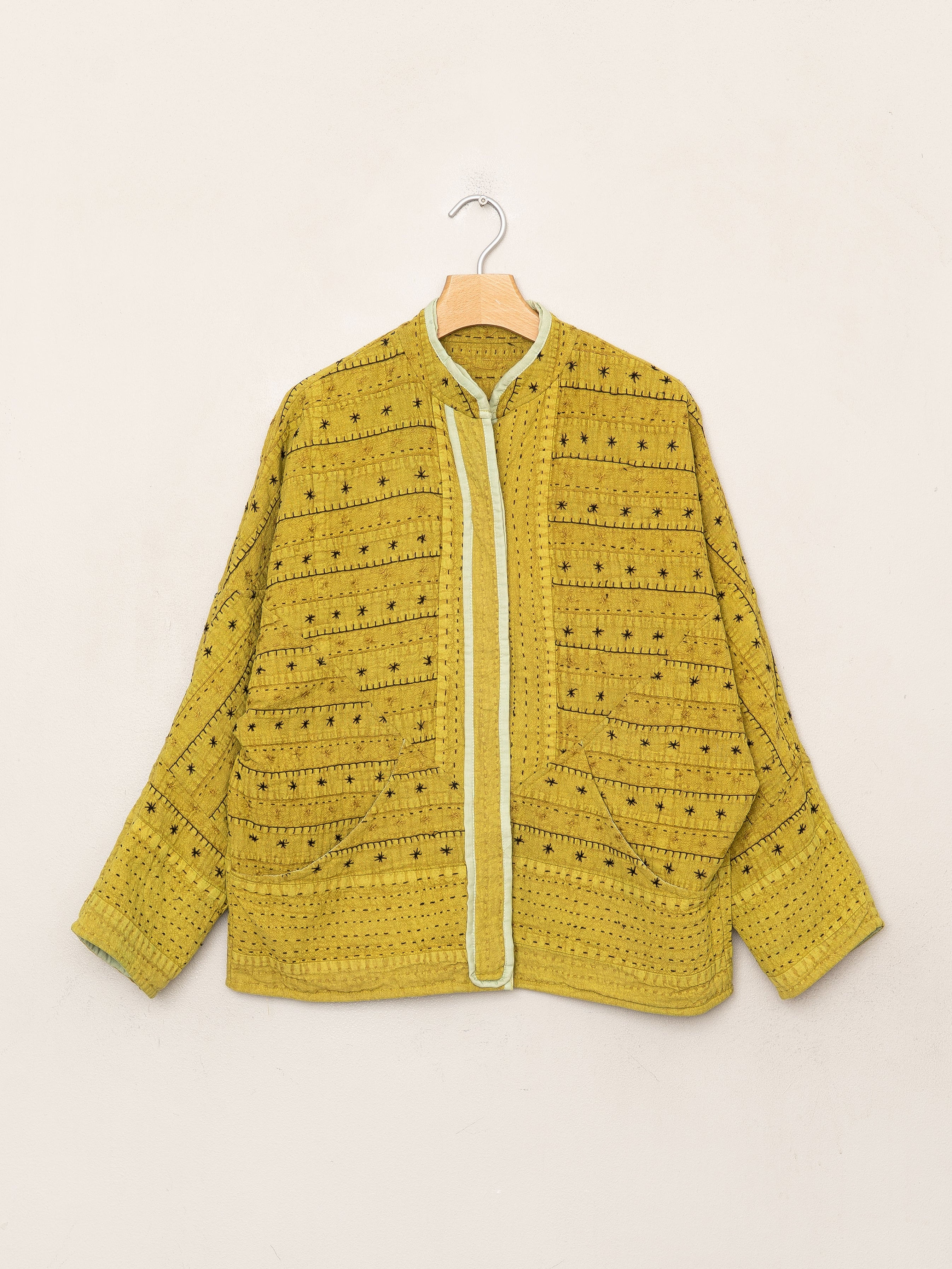 The Ladhiya Petite Quilted Patchwork Kantha Jacket