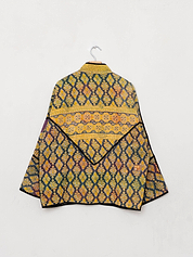 The Ladhiya Quilted Patchwork Kantha Jacket
