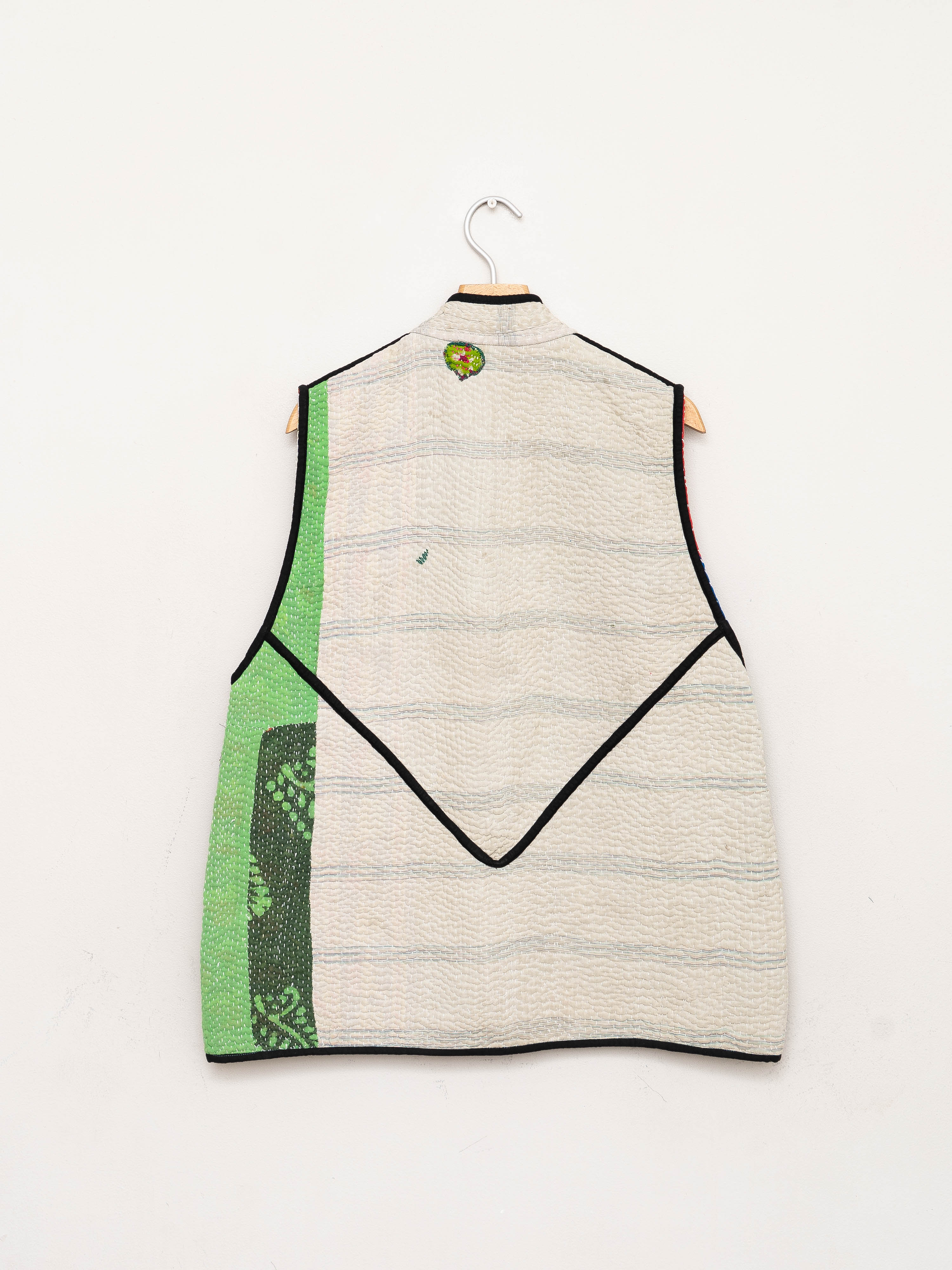 The Ladhiya Quilted Patchwork Kantha Vest