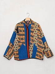 The Ladhiya Quilted Patchwork Kantha Jacket Wholesale