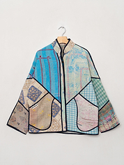 The Ladhiya Quilted Patchwork Kantha Jacket Wholesale