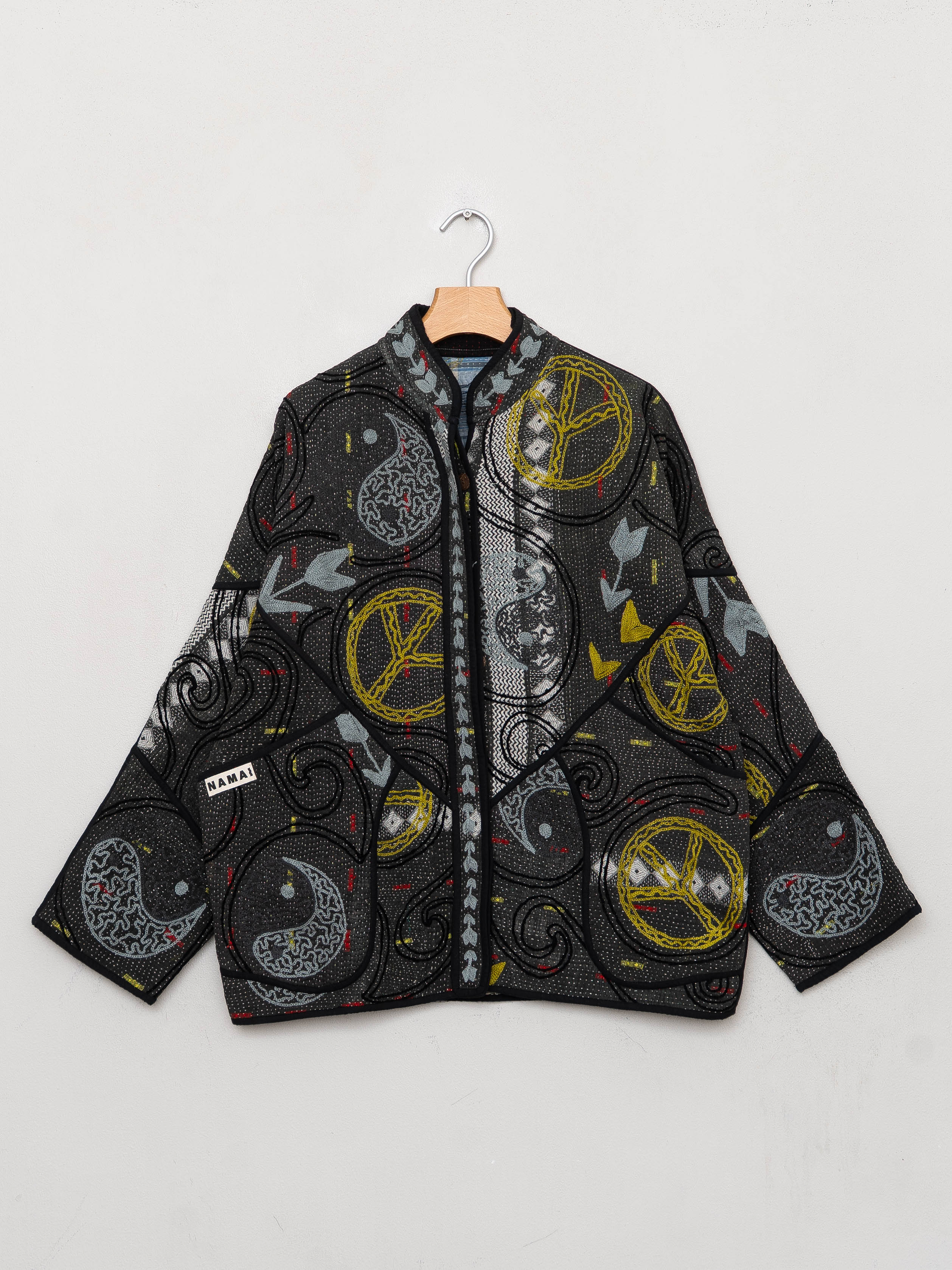 The Ladhiya Quilted Suzani Kantha Jacket