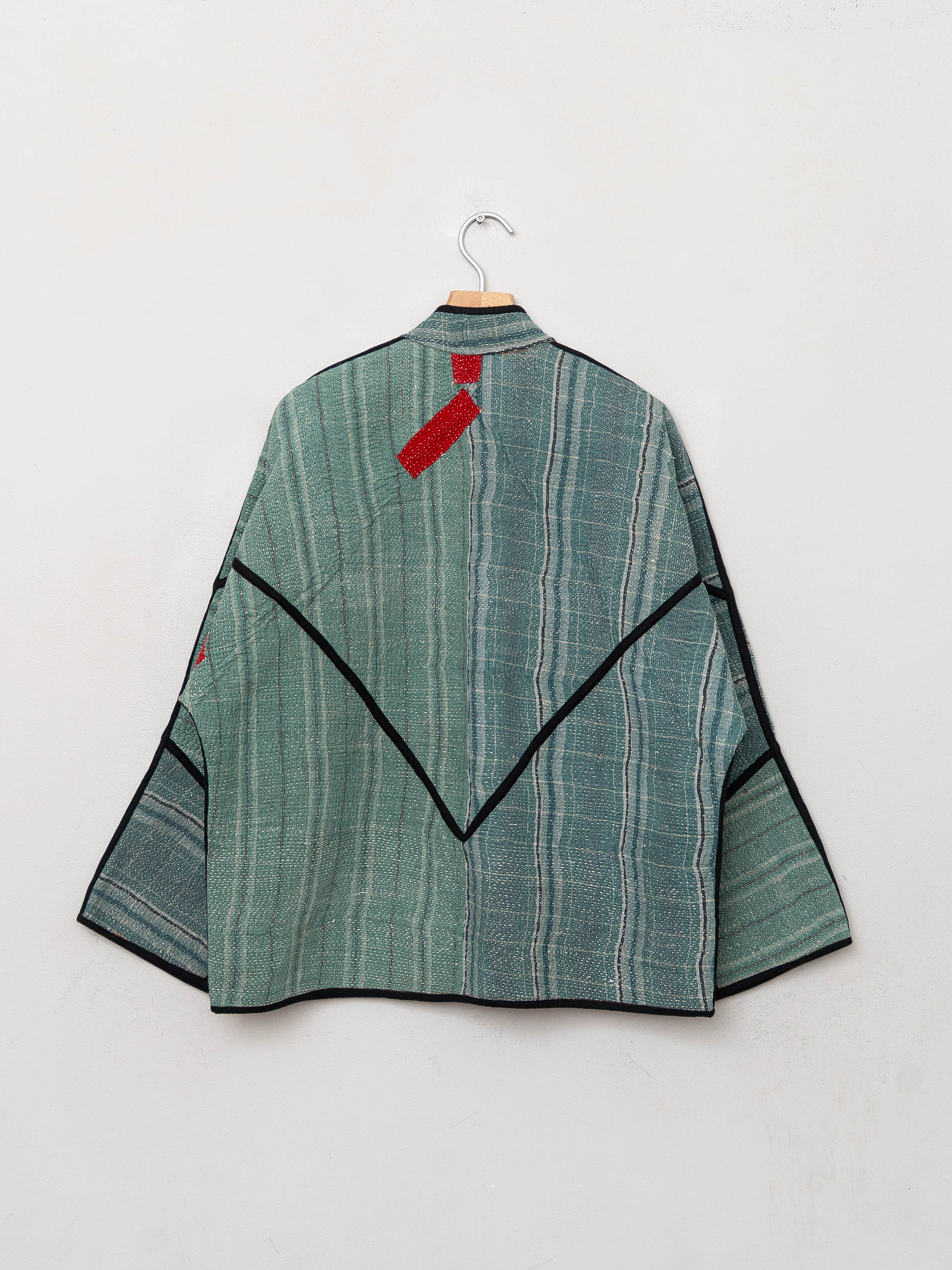 The Ladhiya Quilted Patchwork Kantha Jacket
