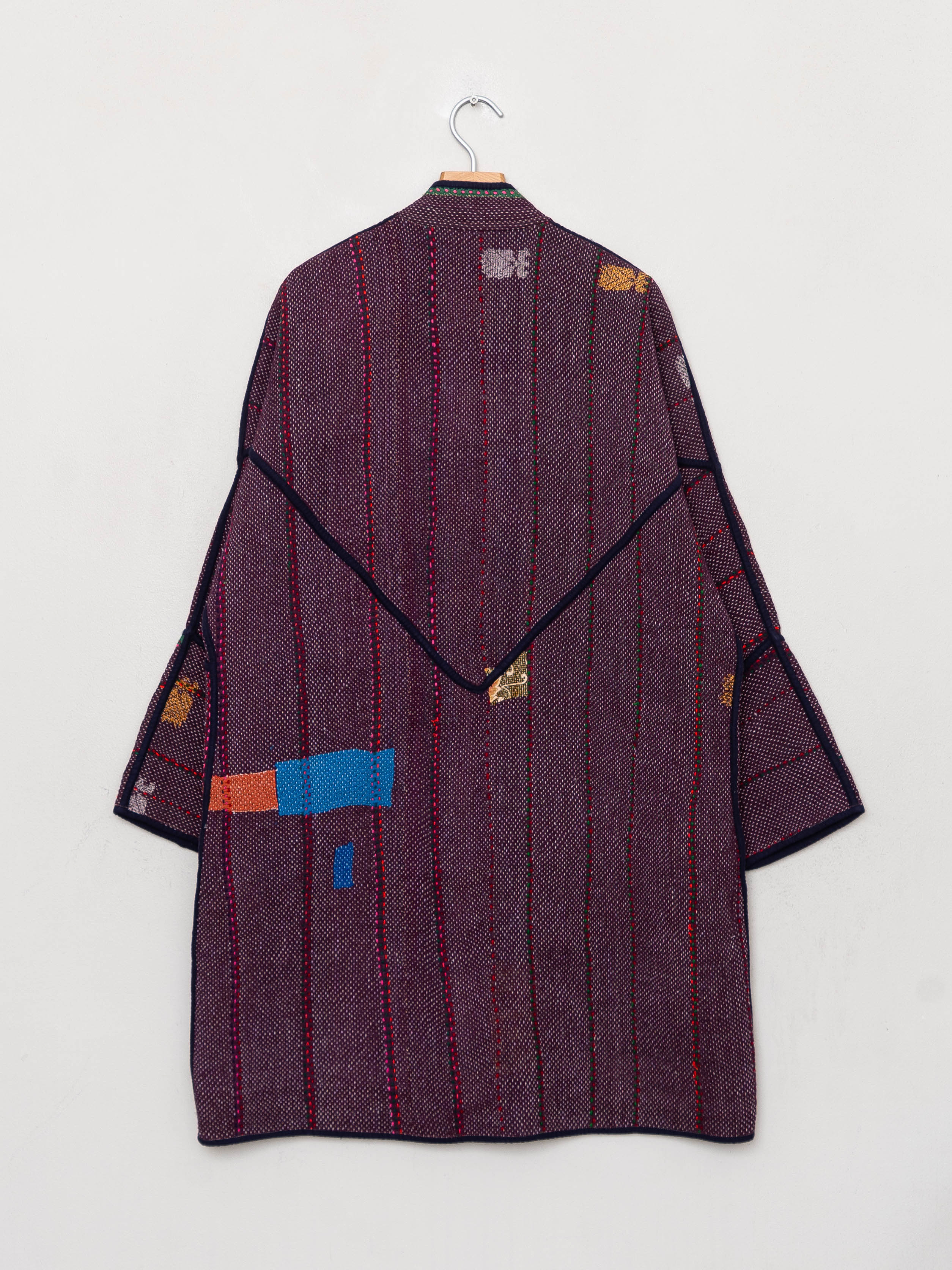 The Sai Quilted Patchwork Kantha Coat