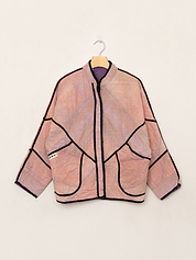 The Ladhiya Petite Quilted Patchwork Kantha Jacket