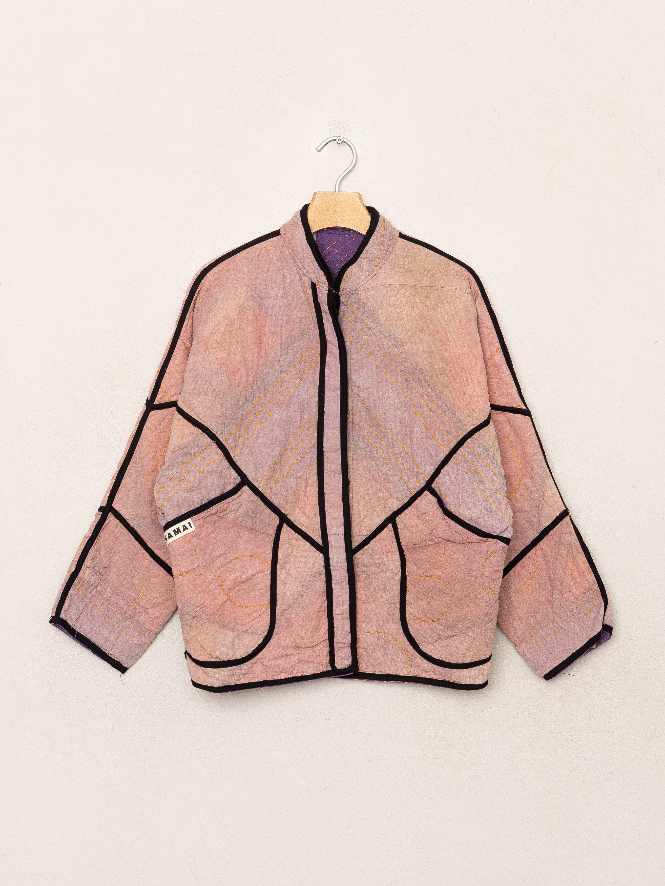 The Ladhiya Petite Quilted Patchwork Kantha Jacket