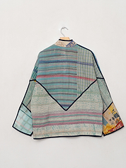 The Ladhiya Quilted Patchwork Kantha Jacket Wholesale