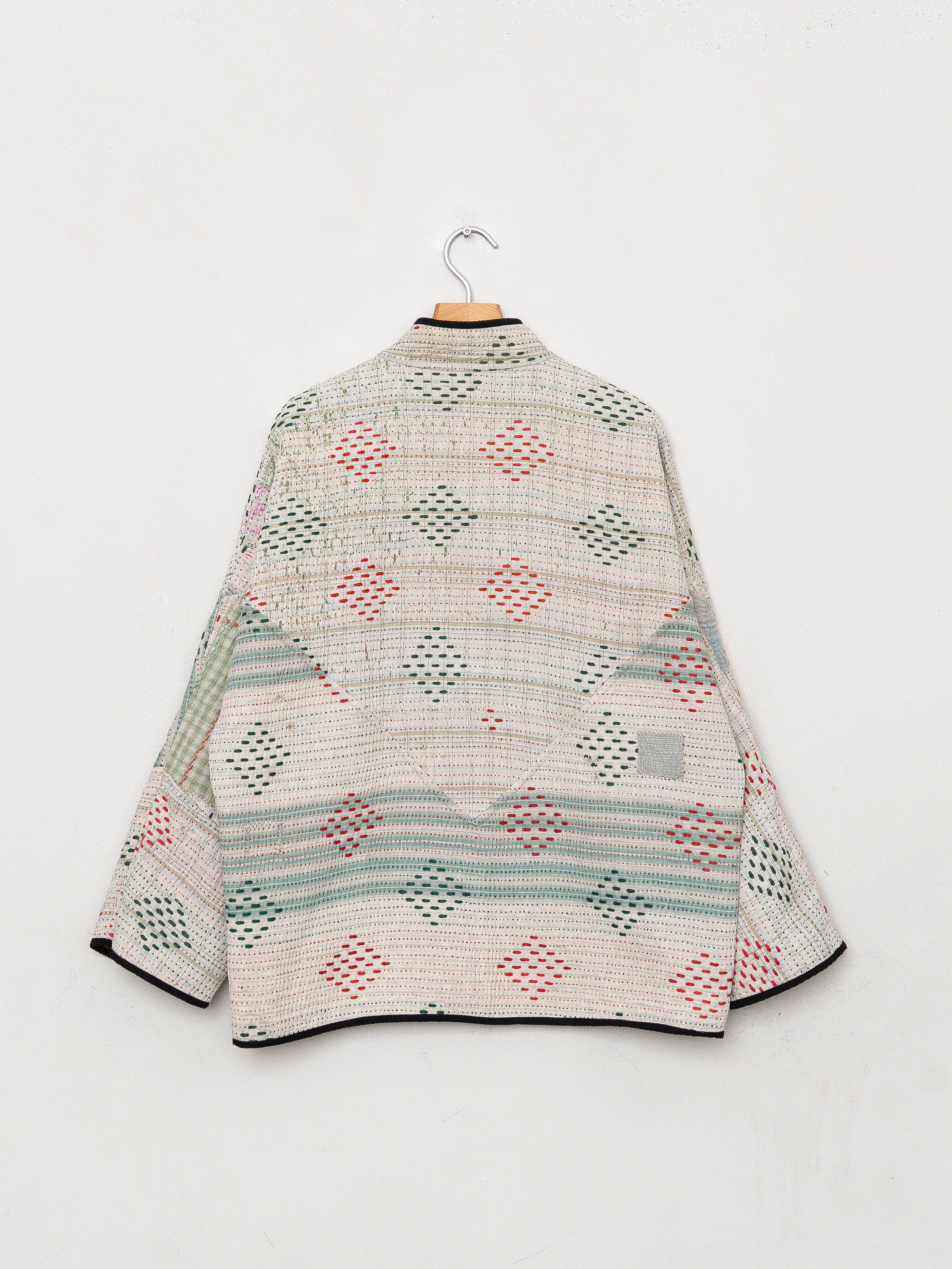 The Ladhiya Quilted Patchwork Kantha Jacket