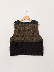 The Vishnu Knitted Vest - Small - Recycled Silk