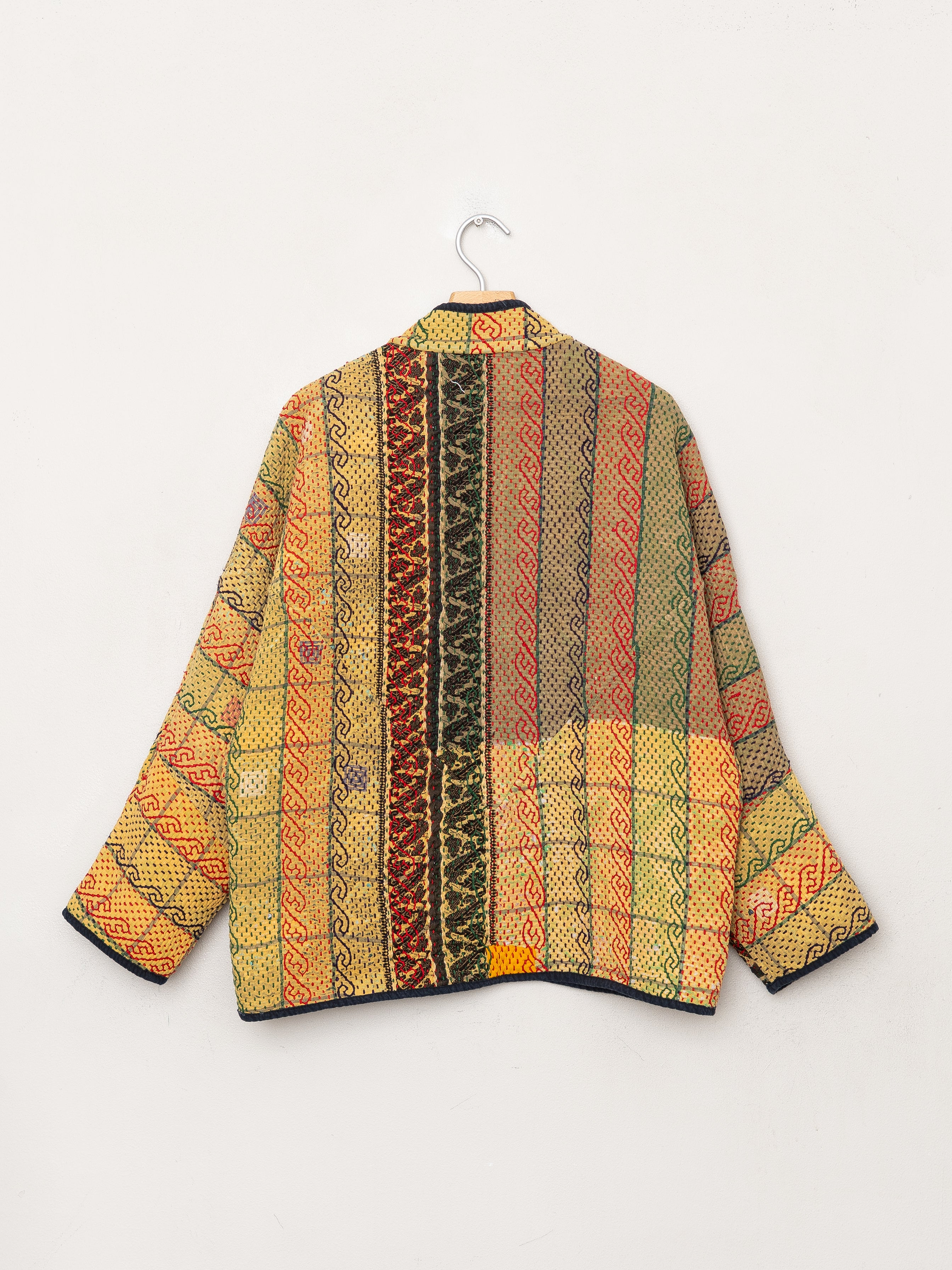 The Ladhiya Quilted Patchwork Kantha Jacket