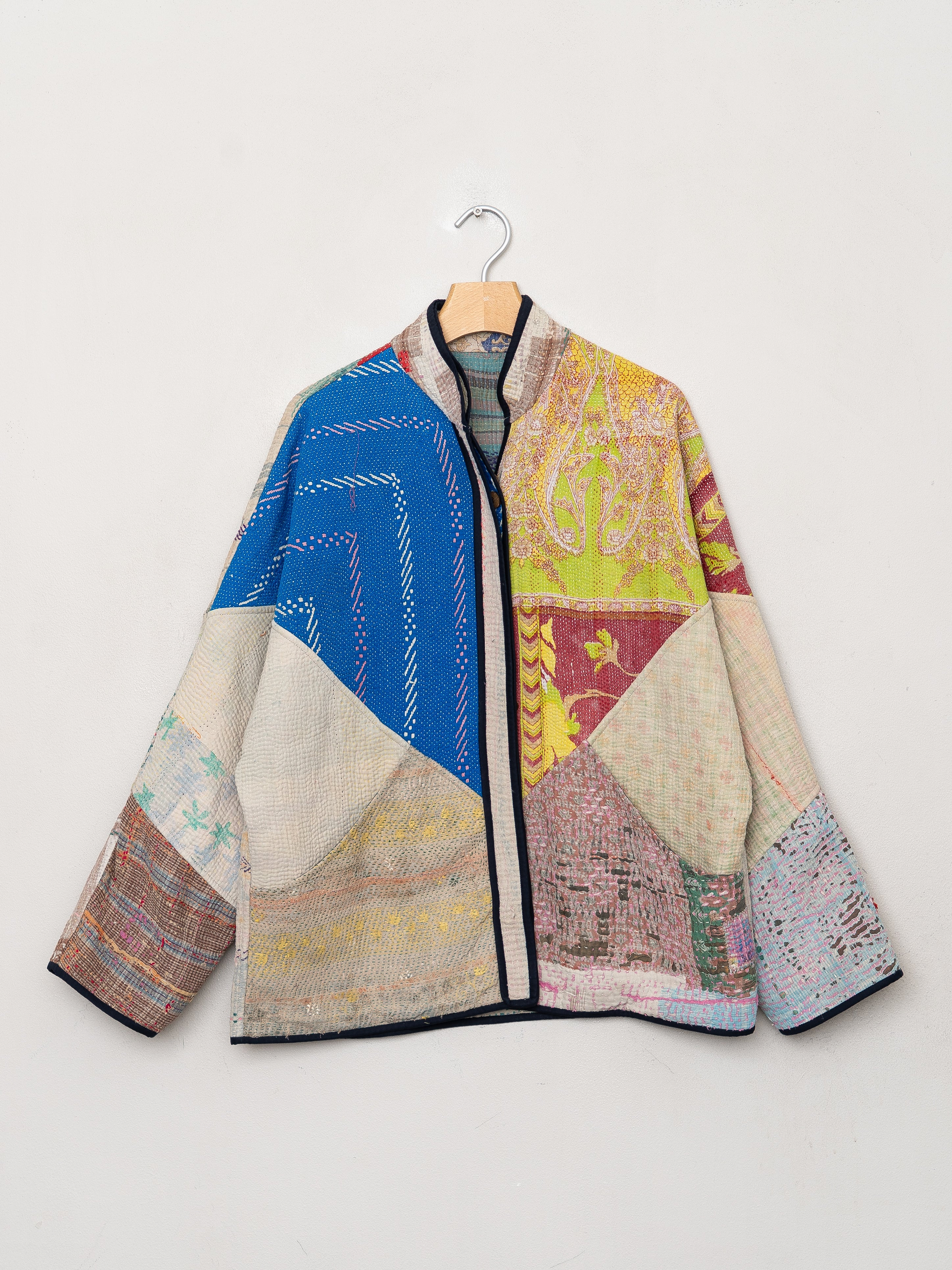 The Ladhiya Quilted Patchwork Kantha Jacket Wholesale