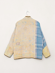 The Ladhiya Quilted Patchwork Kantha Jacket