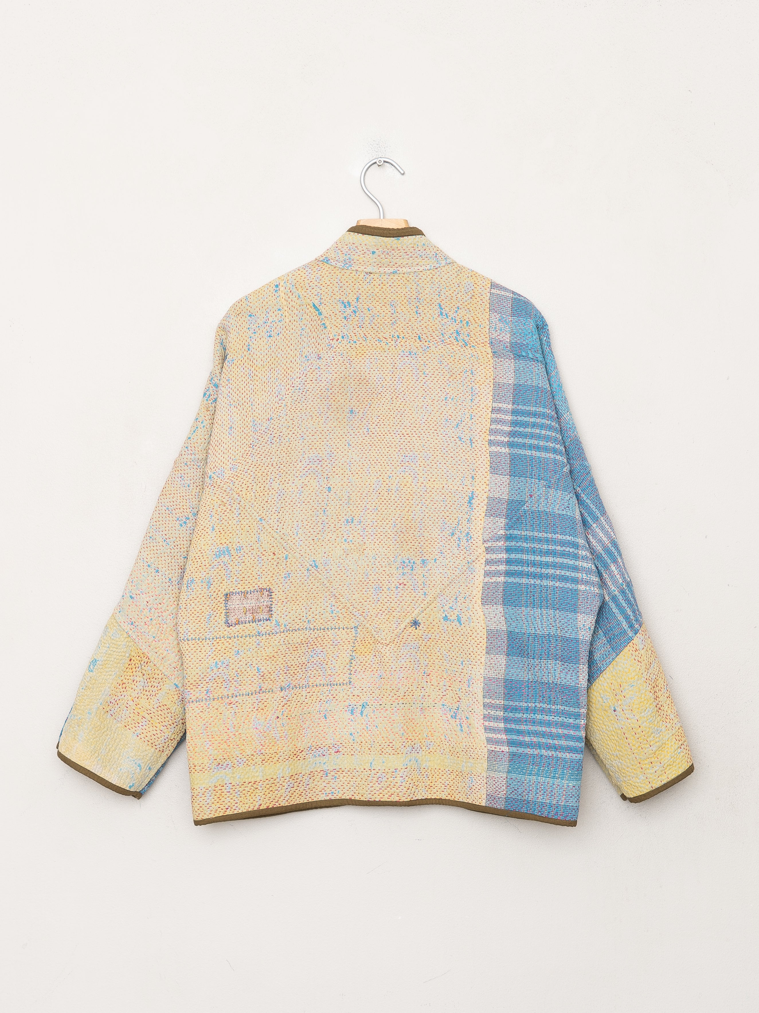 The Ladhiya Quilted Patchwork Kantha Jacket