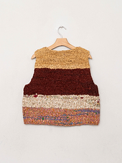The Vishnu Knitted Vest - Small - Recycled Silk