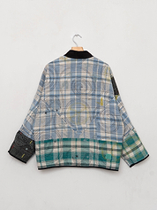 The Ladhiya Quilted Suzani Kantha Jacket
