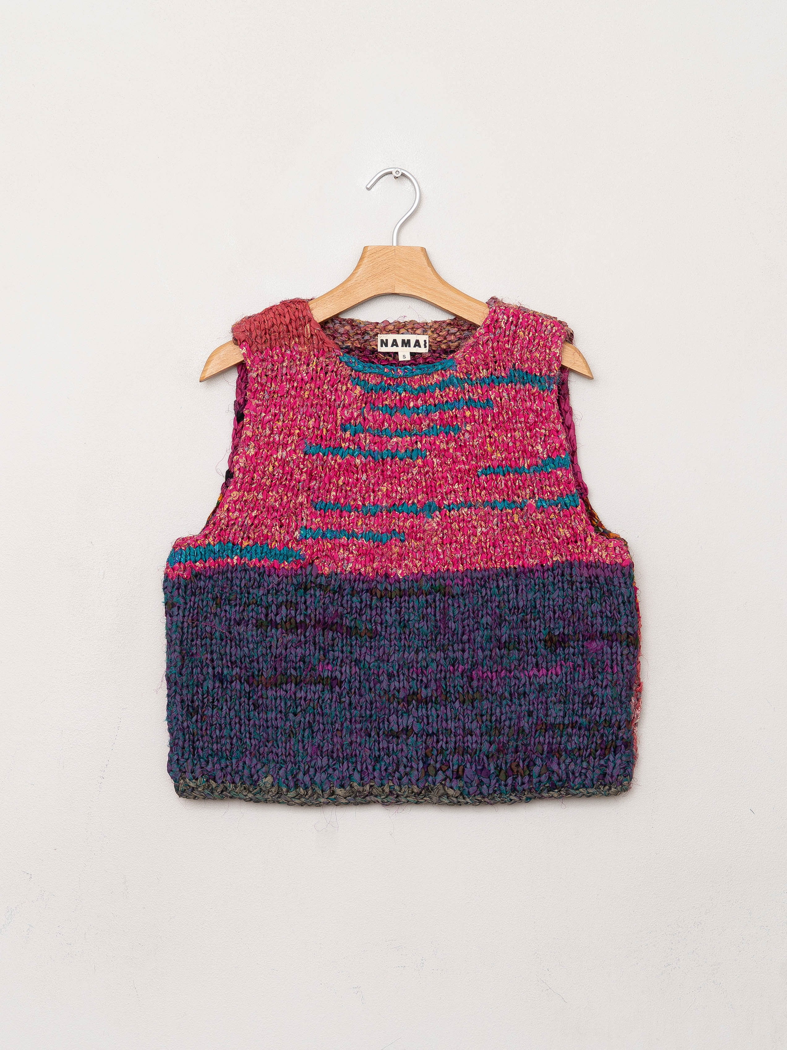 The Vishnu Knitted Vest - Small - Recycled Silk