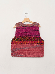 The Vishnu Knitted Vest - Small - Recycled Silk