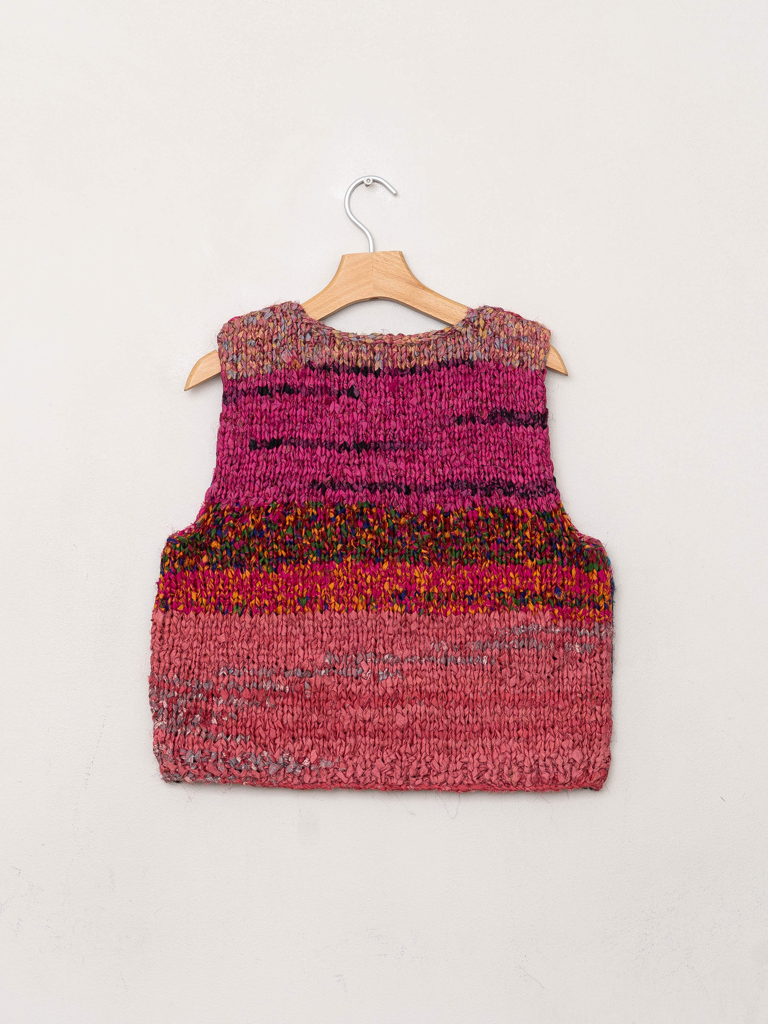 The Vishnu Knitted Vest - Small - Recycled Silk
