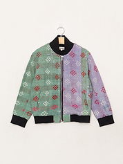 The Veda Quilted One-of-a-Kind Bomber Jacket - Small