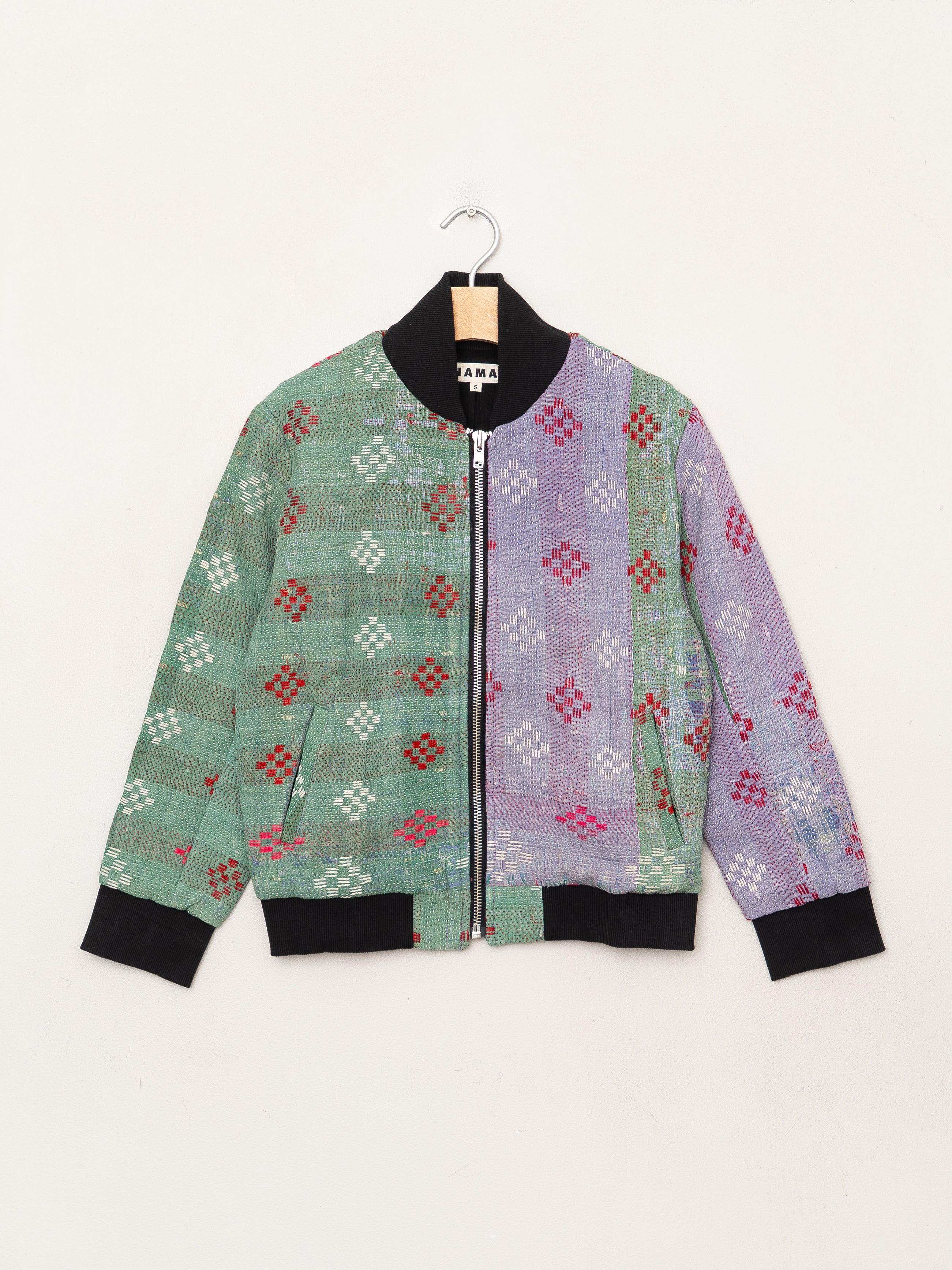 The Veda Quilted One-of-a-Kind Bomber Jacket - Small