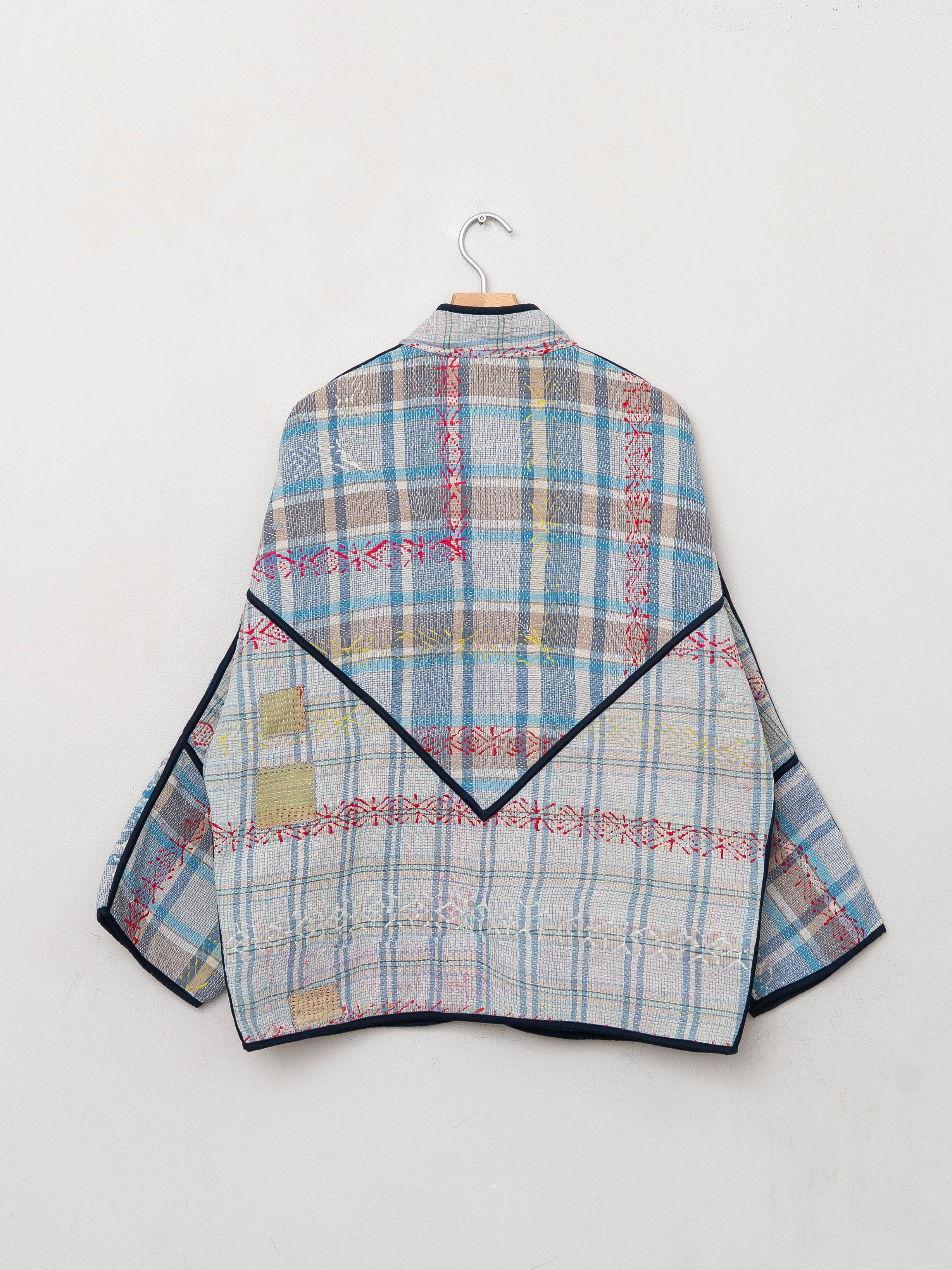 The Ladhiya Quilted Patchwork Kantha Jacket
