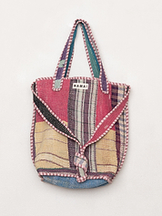The Xoti II Zero-Waste Quilted Kantha Bag