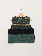 The Vishnu Knitted Vest - Small - Recycled Silk