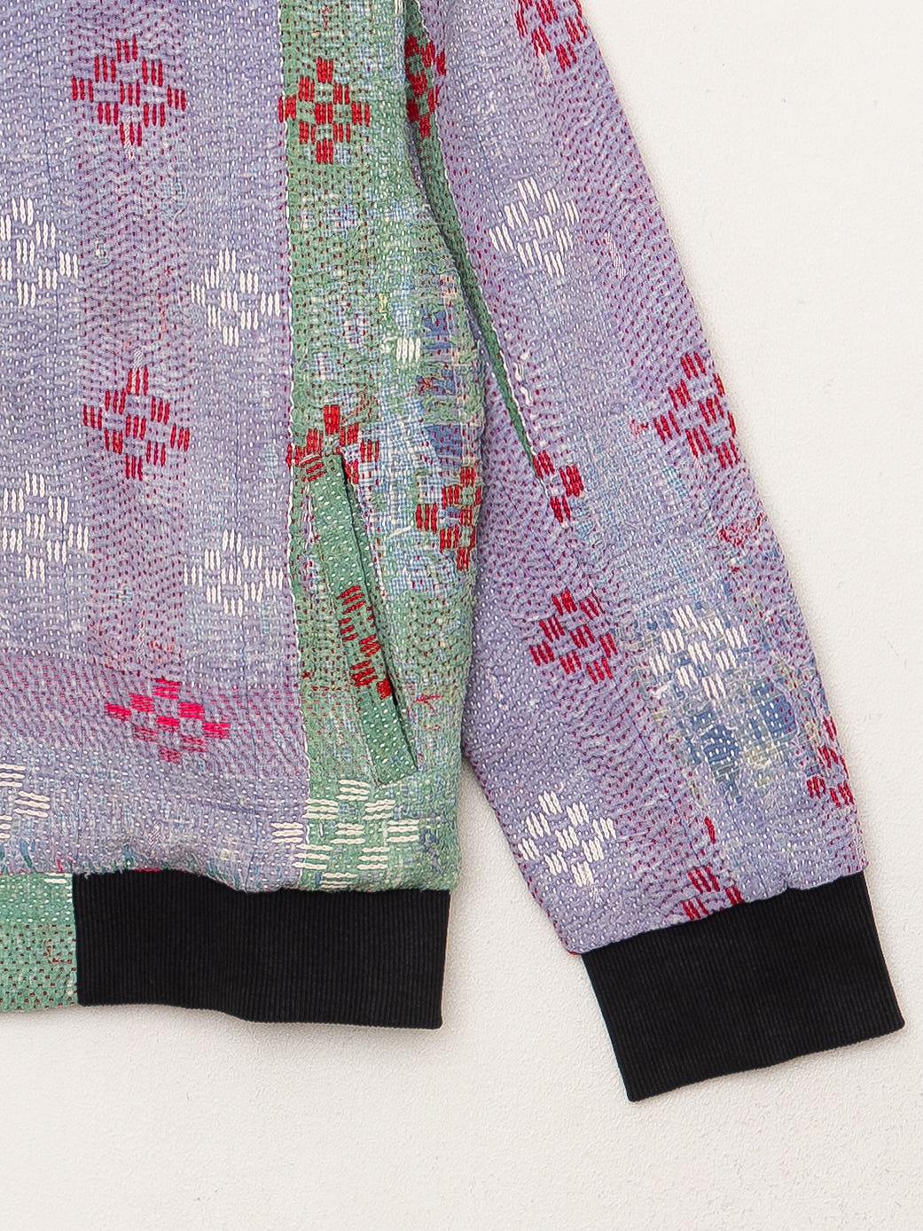The Veda Quilted One-of-a-Kind Bomber Jacket - Small