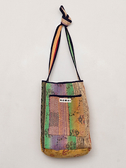 The Xoti II Zero-Waste Quilted Kantha Bag